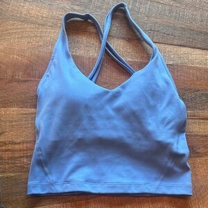 Gilly Hicks Light Blue Cross-Back Sports Bra